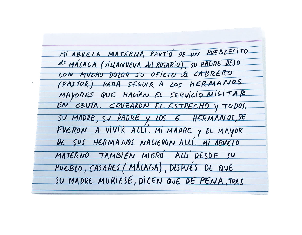 de malaga a ceusta relato 1