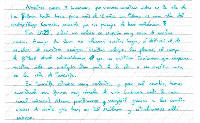 y empezo el volcan texto